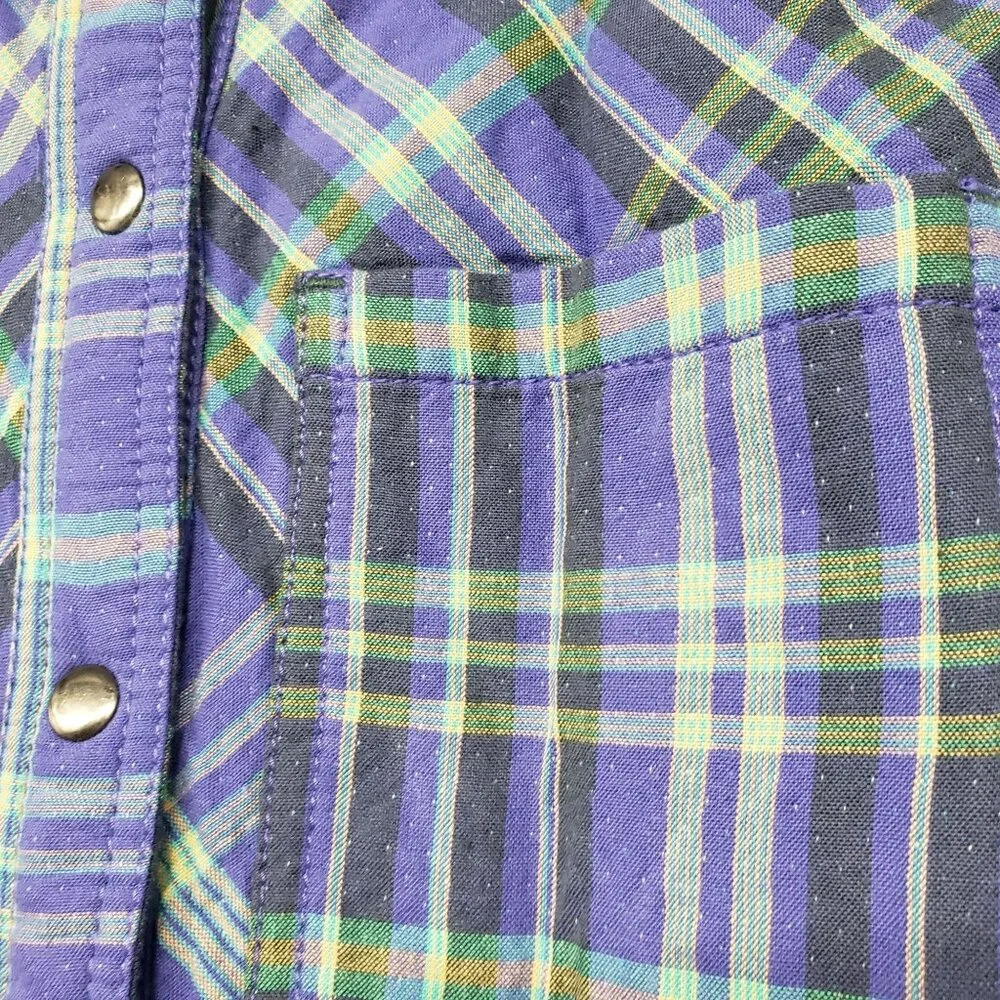 NEW Free People Ruth Long Button Front Shirt Dress Duster Jacket Purple Green - Picture 7 of 15